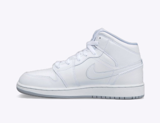 Korlátozott példányszámban Jordan Air Jordan 1 Retro Mid ''White Wolf Grey'' GS Fehér | 554725-112