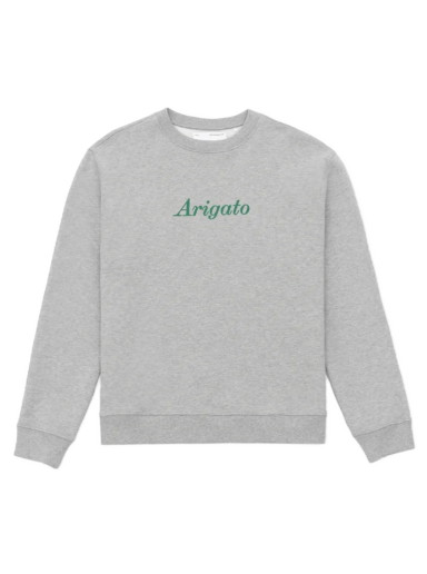 Pulóver AXEL ARIGATO Script Logo Crewneck Szürke | 15344