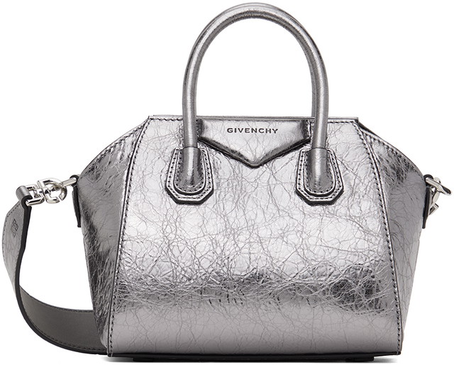 Válltáskák Givenchy Antigona Toy Bag Szürke | BB50WKB1Q9938