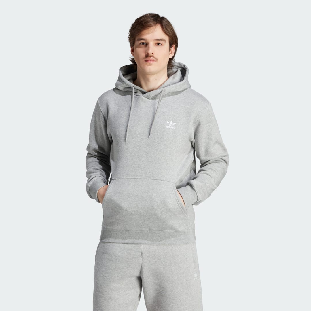 Sweatshirt adidas Originals Trefoil Essentials Hoodie Szürke | IM4525, 1