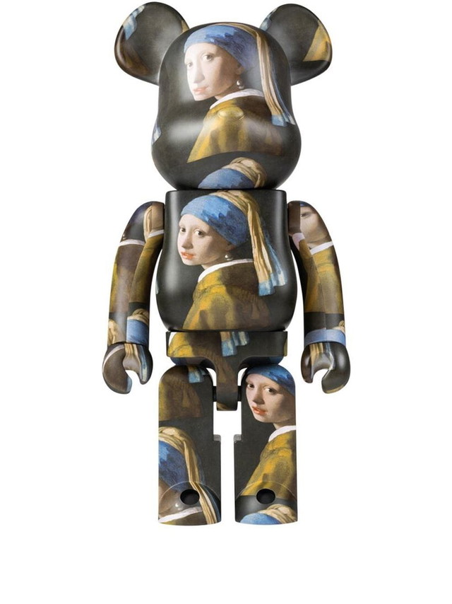 Gyűjthető Medicom Toy Johannes Vermeer Be@rbrick collectible "1000%" - Black Fekete | MEDI006819104375