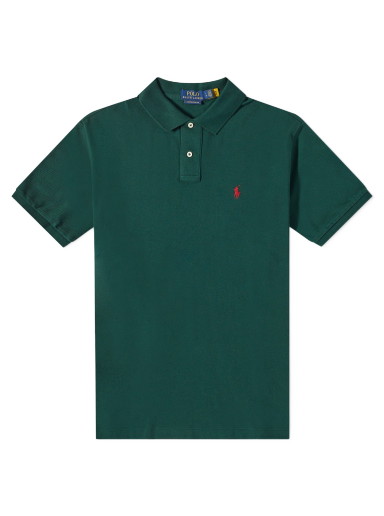 Trikók Polo by Ralph Lauren Cusotm Slim Fit Zöld | 710782592015