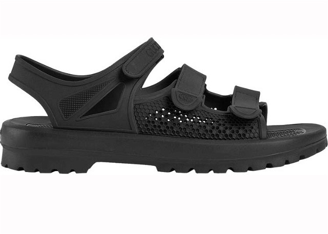 Sneakerek és cipők Gucci Velcro Sandal Black Honeycomb Fekete | 692415 JFN00 1000