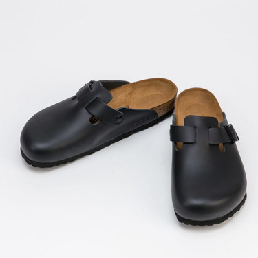 Sneakerek és cipők Birkenstock Boston Natural Leather Fekete | 60191, 3