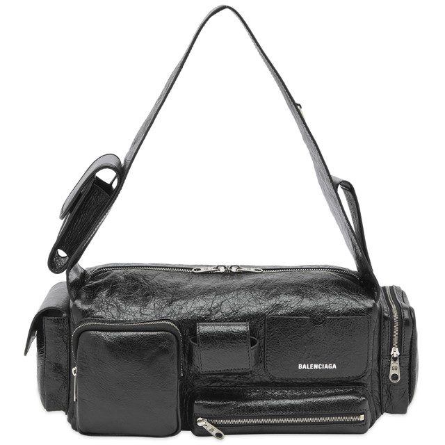 Válltáskák Balenciaga Superbusy Sling Bag Fekete | 702167-210C8-1000