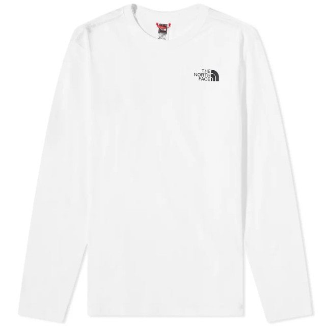 Póló The North Face Long Sleeve Red Box Tee TNF Fehér | NF0A493LLA9