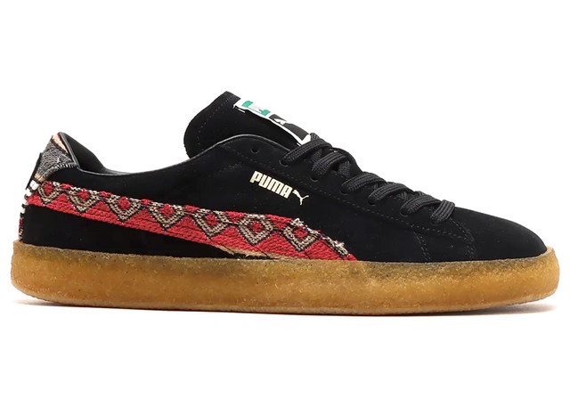 Sneakerek és cipők Puma Suede Crepe Pattern Black Fekete | 386669-02