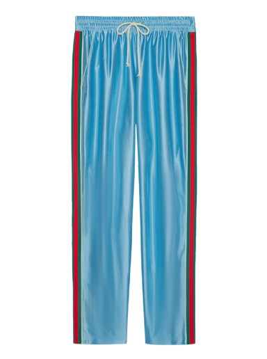 Nadrág Gucci Shiny Jersey Jogging Pant Kék | 654748 XJDE6 4670