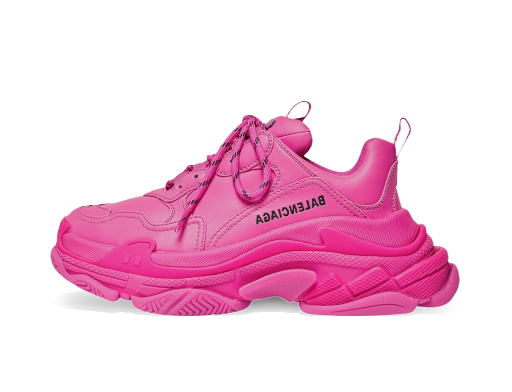 Sneakerek és cipők Balenciaga Triple S Faux Leather Dark Pink (W) Rózsaszín | 524039W2FA55800
