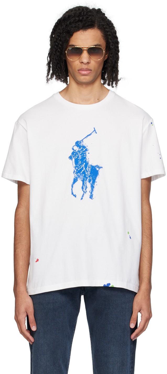 Póló Polo by Ralph Lauren White Big Pony T-Shirt Fehér | 710936387001, 0