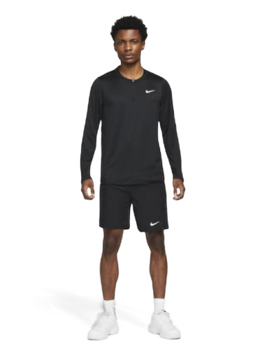 Póló Nike Court Dri-FIT Advantage Half-Zip Tennis Top Fekete | DD8370-010