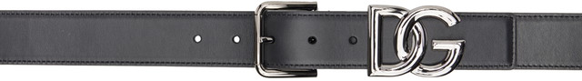 Övek Dolce & Gabbana Black DG Belt Fekete | BC4776AW576