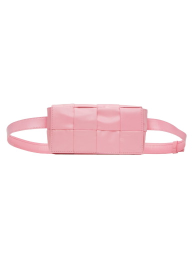 Deréktáskák Bottega Veneta Cassette Belt Bag Rózsaszín | 651053 VCQ72