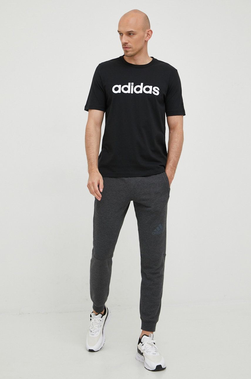 Póló adidas Originals T-shirt Fekete | GL0057, 0