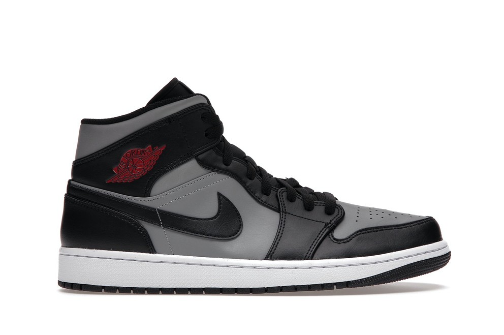 Sneakerek és cipők Jordan Air Jordan 1 Mid "Shadow Red" Fekete | 554724-096, 1