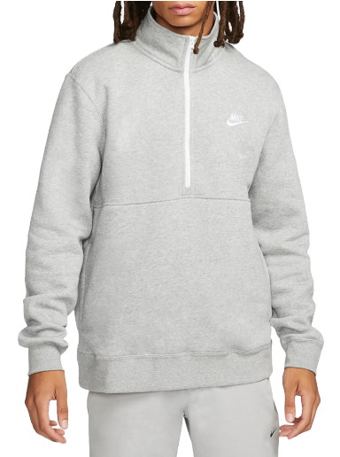 Sweatshirt Nike Sportswear Club 1/2-Zip Pullover Sweatshirt Szürke | dd4732-066