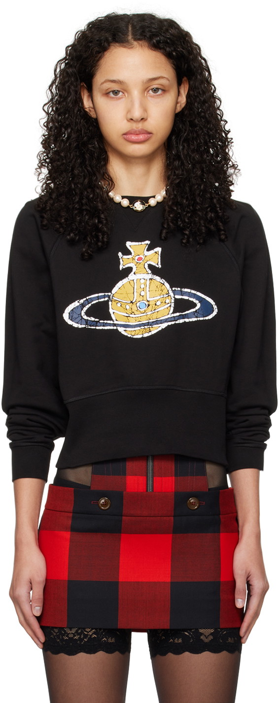 Sweatshirt Vivienne Westwood Time Machine Sweatshirt Fekete | 1I01000B-J0006-