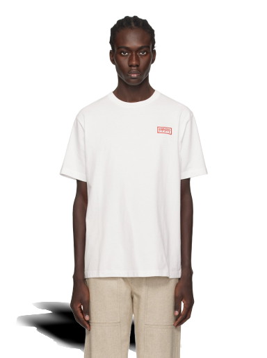 Póló KENZO Paris Bicolor T-Shirt "Off-White" Fehér | FE55TS1844SG