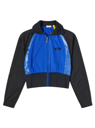 Sweatshirt Moncler Genius Zip Up Crop Track Hoodie Kék | 8G000-05-M2291-F97