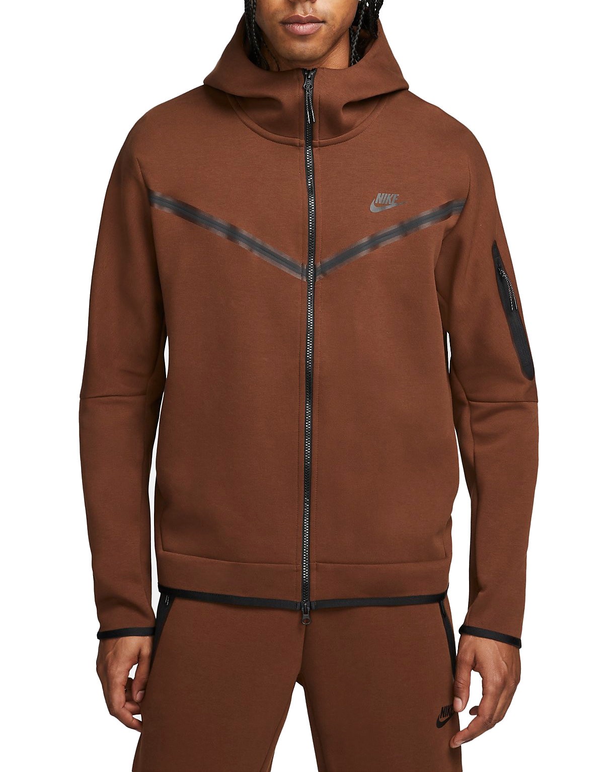 Sweatshirt Nike Hoodie Sportswear Tech Fleece Barna | cu4489-259, 1