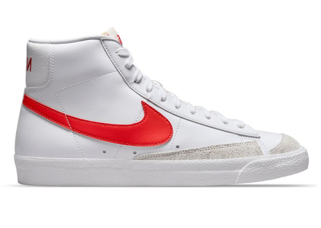 Sneakerek és cipők Nike Blazer Mid 77 Vintage White Picante Red Fehér | BQ6806-128