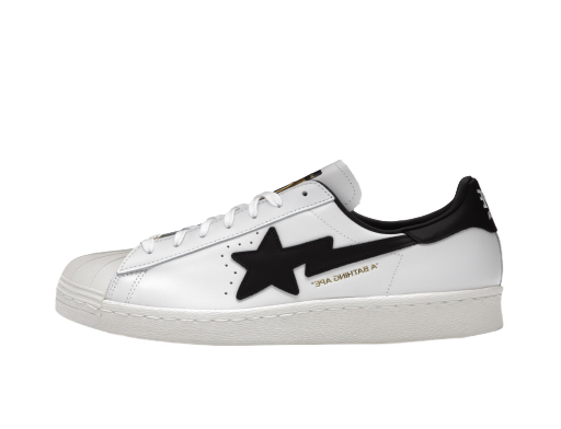 Sneakerek és cipők adidas Originals Superstar 80s Bape White Black Fehér | GZ8980