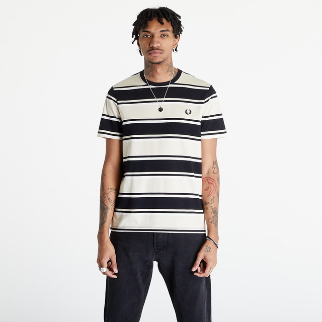 Póló Fred Perry Bold Stripe T-Shirt Zöld | M6558 U87