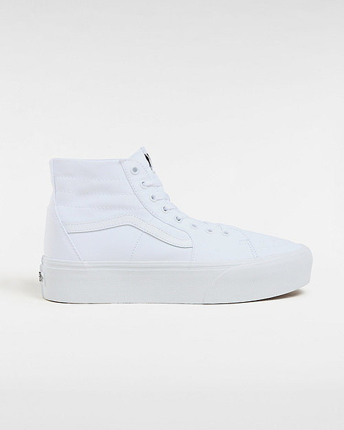 Sneakerek és cipők Vans Sk8-hi Tapered Stackform Shoes (true White) Women White, Size 2.5 Fehér | VN0A5JMKW00