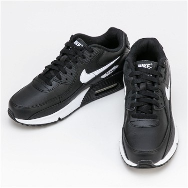 Sneakerek és cipők Nike Air Max 90 Leather GS Fekete | CD6864-010, 2