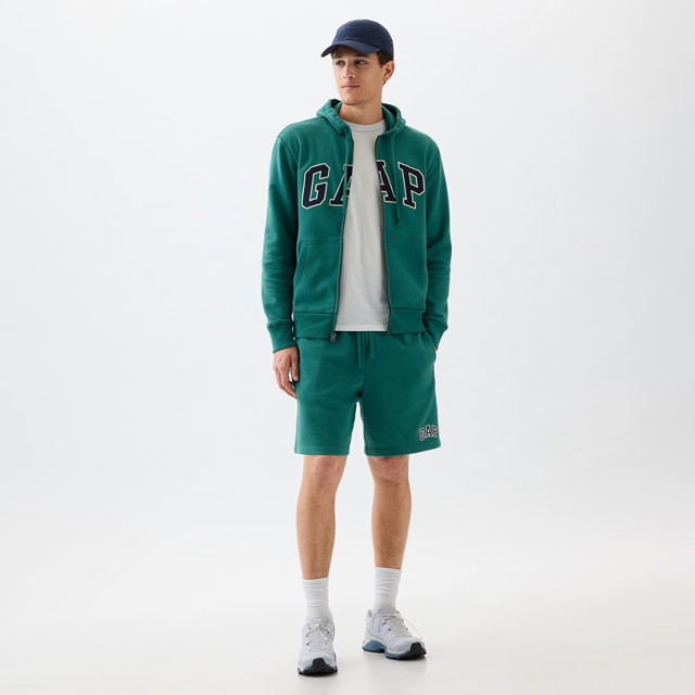 Rövidnadrág GAP Logo Shorts Jade Stone Zöld | 866764-01