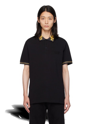 Pólóingek Versace Jeans Couture Chain Polo Tee Fekete | E75GAGT05_ECJ01T