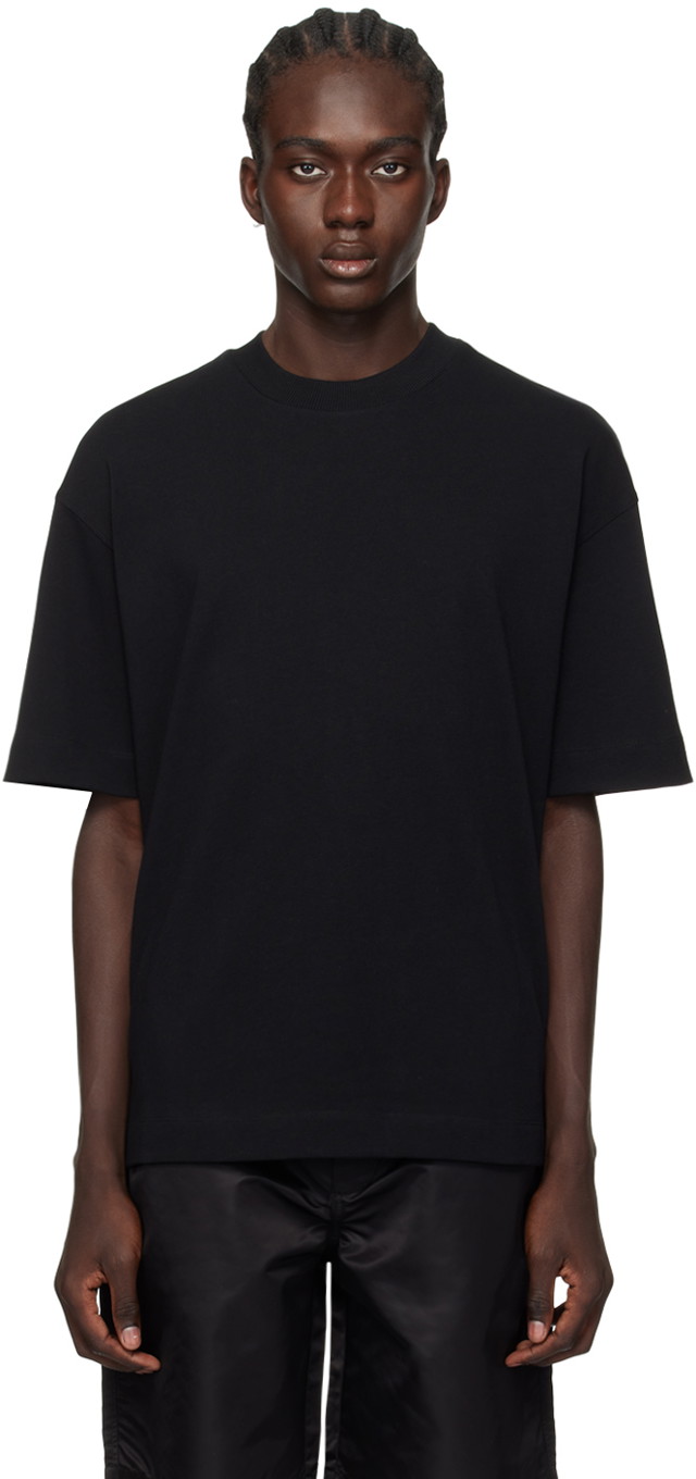 Póló Emporio Armani Bonded T-Shirt Fekete | 3D1TD0 1J0EZ