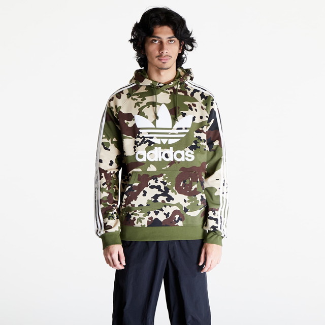 Sweatshirt adidas Originals Camo Hoodie Green Többszínű | IS0209