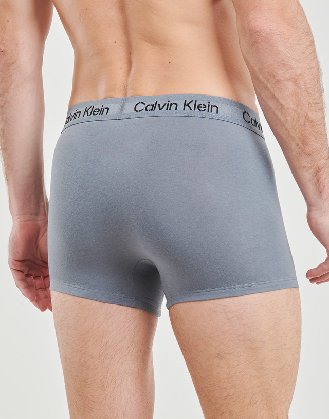 Boxerek CALVIN KLEIN shorts Jeans TRUNK X3 Szürke | 000NB3709A-FZ6