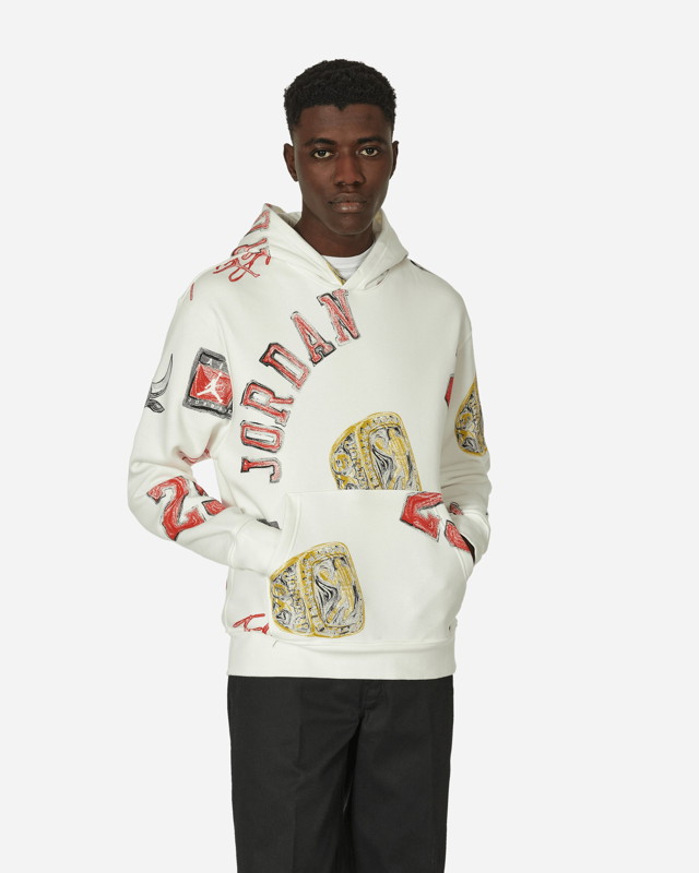 Sweatshirt Jordan Brooklyn Fleece Hooded White Fehér | FN4545-133