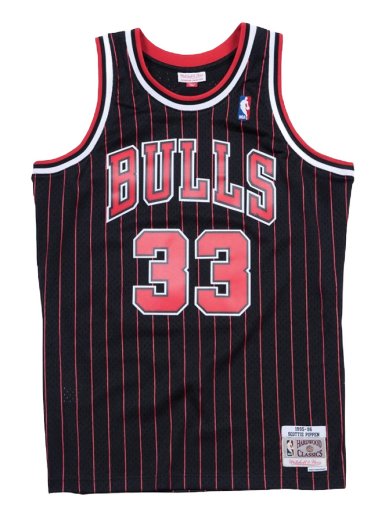 Sportmezek Mitchell & Ness Chicago Bulls Scottie Pippen Swingman Jersey Fekete | SMJYGS18149-CBUBLCK95SPI