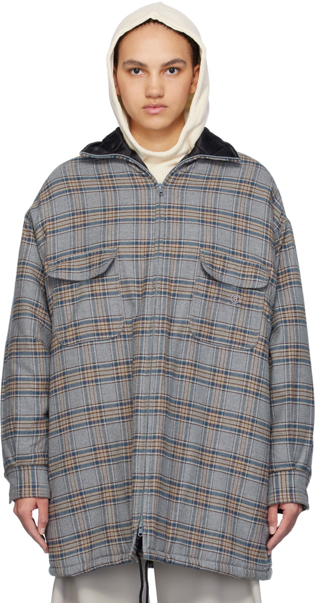 MM6 Check Jacket