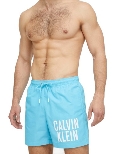 Fürdőruha CALVIN KLEIN Swim Shorts Türkizkék | KM0KM00794