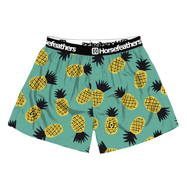 Boxerek Horsefeathers Boxers Frazier Boxer Shorts Pineapple Zöld | AM166D