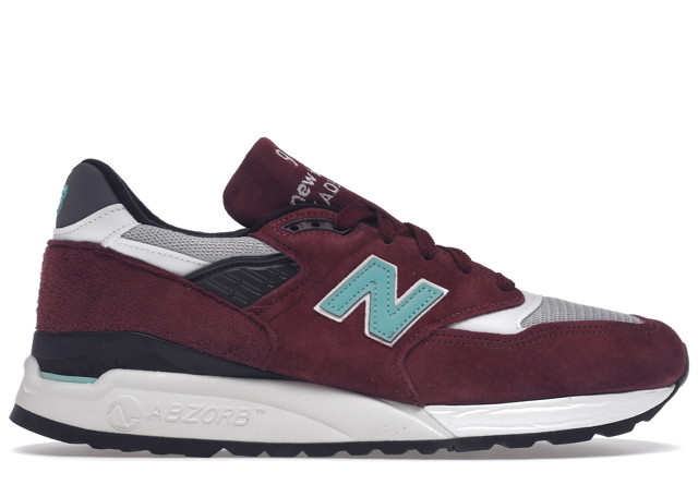 Sneakerek és cipők New Balance 998 "Burgundy Chalk" Burgundia | M998AWC