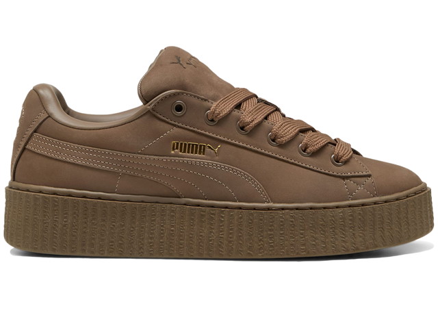 Sneakerek és cipők Puma Creeper Fatty Rihanna Fenty Totally Taupe (Women's) Barna | 399865-01