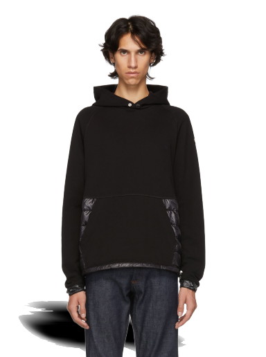 Sweatshirt Moncler Maglia Down-Filled Hoodie Fekete | 82008 00 80985