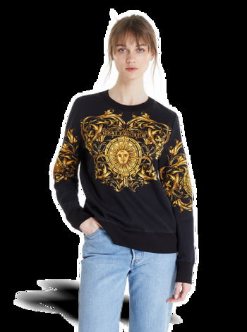 Versace Couture Felpa Panel Baroque Sun Sweatshirt 72HAI3A9FS032G89