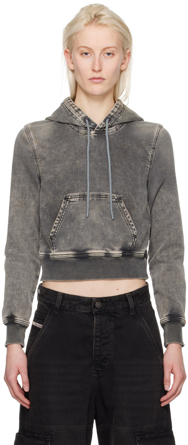 Sweatshirt Diesel D-Angy Hoodie Szürke | A12574 068HT