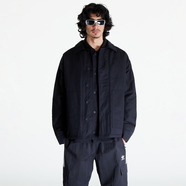 Dzsekik adidas Originals Men's jacket adidas Premium Essentials+ Full Zip Jacket Black Fekete | IR7736