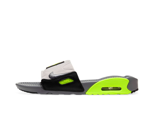 Sneakerek és cipők Nike Air Max 90 Slide Smoke Grey Volt Black W Zöld | CT5241-001