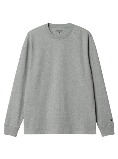 L/S Base T-Shirt "Grey Heather / Black"