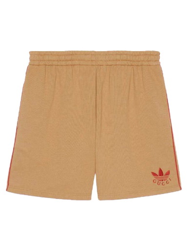 Rövidnadrág Gucci adidas x Cotton Jersey Shorts Bézs | 691640 XJEML 2184