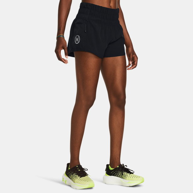 Launch Shorts für Damen Schwarz / Schwarz /