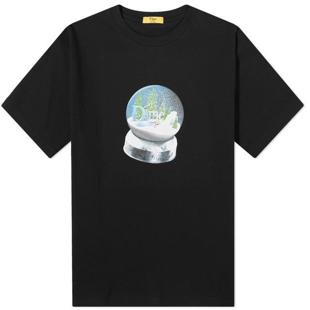 Póló Dime Snow Globe T-Shirt Fekete | DIMEHO2326BLK